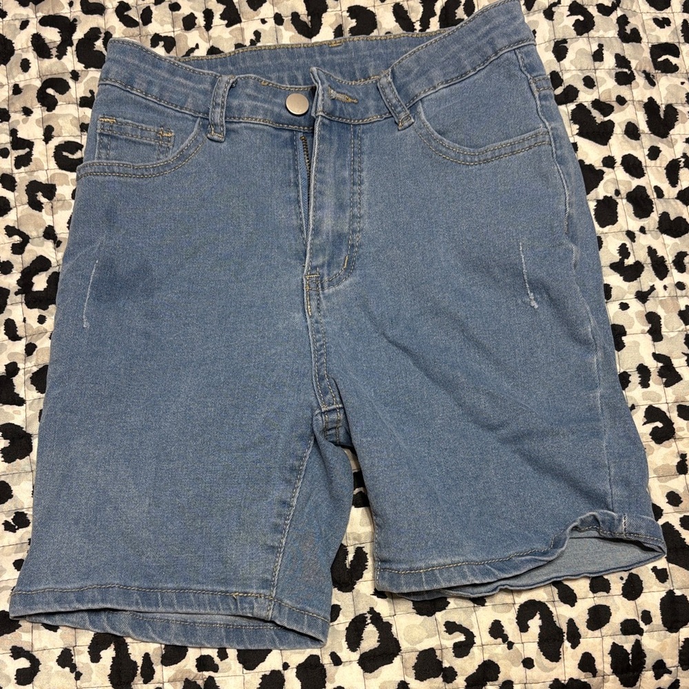 SHEIN Light Blue Jean Shorts